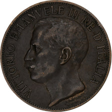 Italy, Vittorio Emanuele III, 10 Centesimi, 1911, Rome, Bronze, VF(30-35), KM:51
