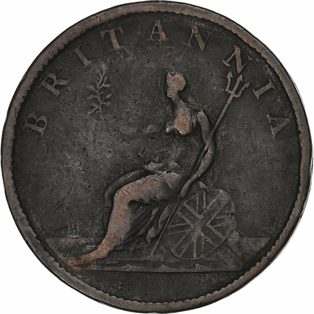 Coin, Great Britain, George III, 1/2 Penny, 1806, VF(20-25), Copper, KM:662
