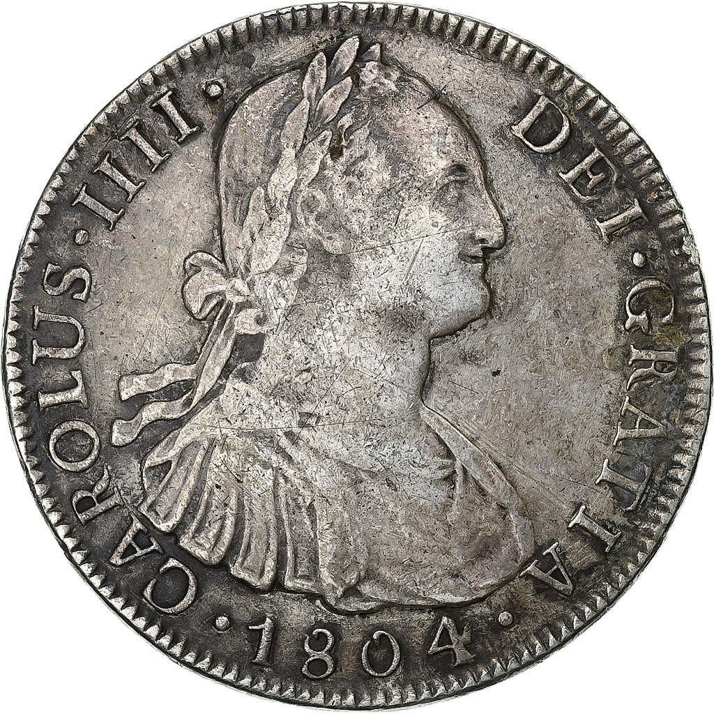 Bolivie, Charles III, 8 Reales, 1804, Potosi, Argent, TTB, KM:73