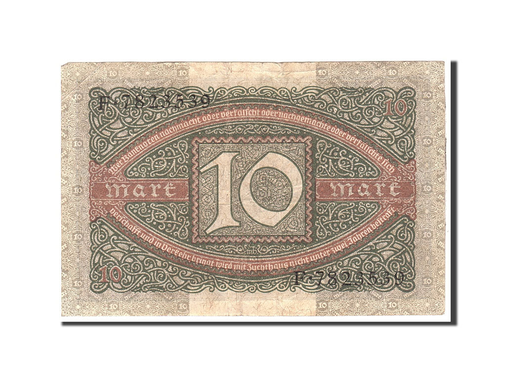Banconote, Germania, 10 Mark, 1920, KM:67a, 1920-02-06, BB