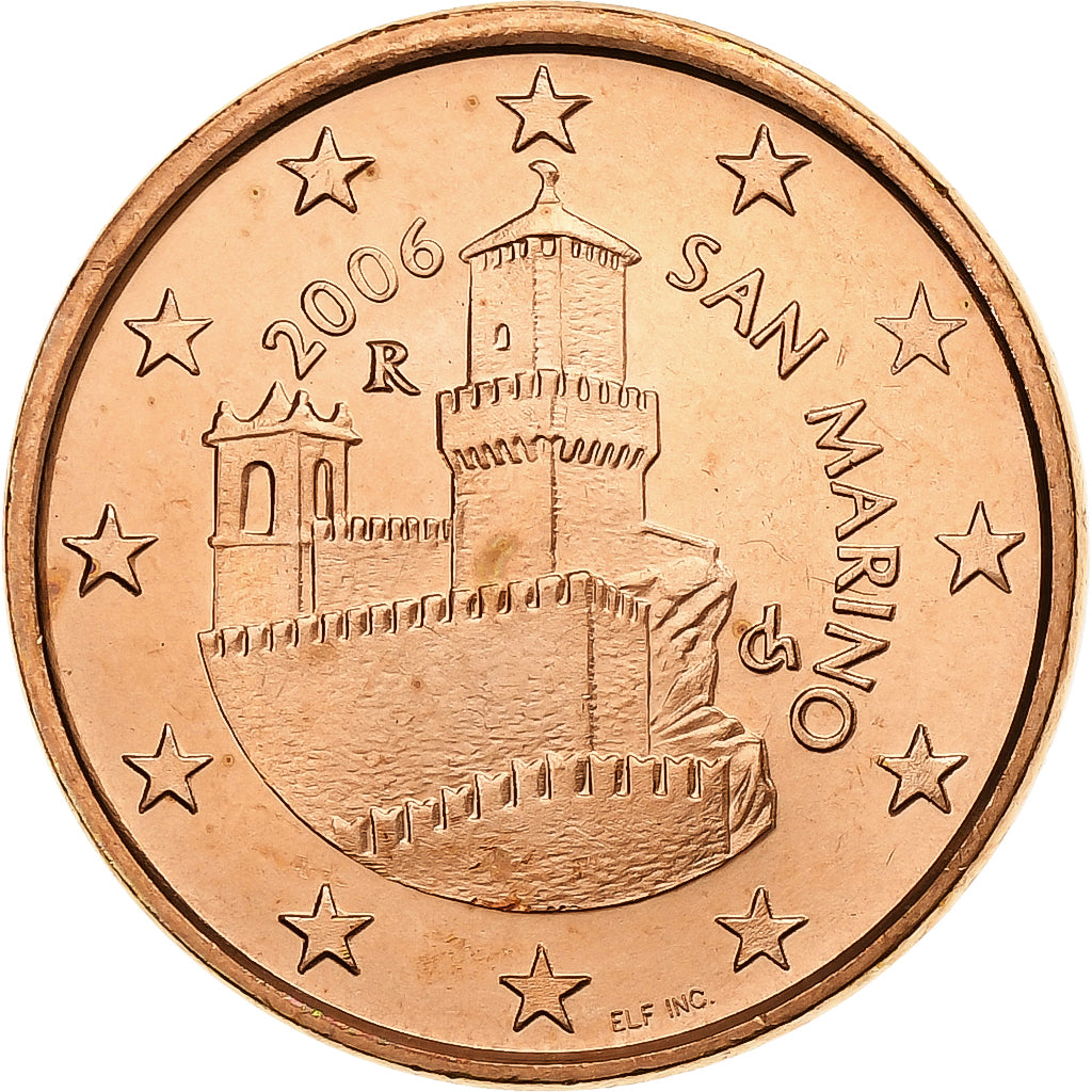 San Marino, 5 Euro Cent, 2006, Rome, Copper Plated Steel, STGL, KM:442