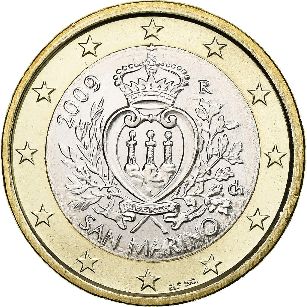 Saint Marin , Euro, 2009, Rome, Bimétallique, SPL, KM:485