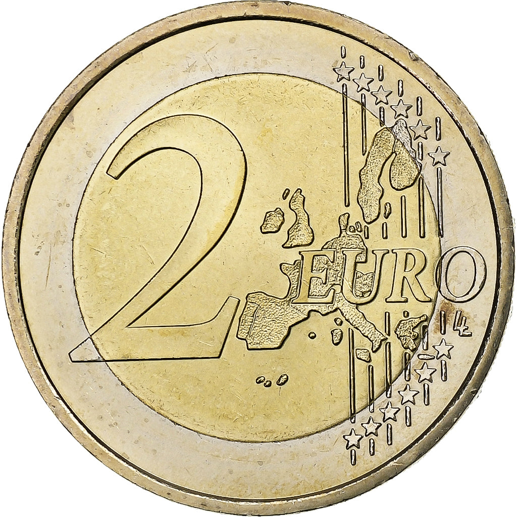 Monaco, Rainier III, 2 Euro, 2001, Paris, Bi-Metallic, UNC-, Gadoury:MC179