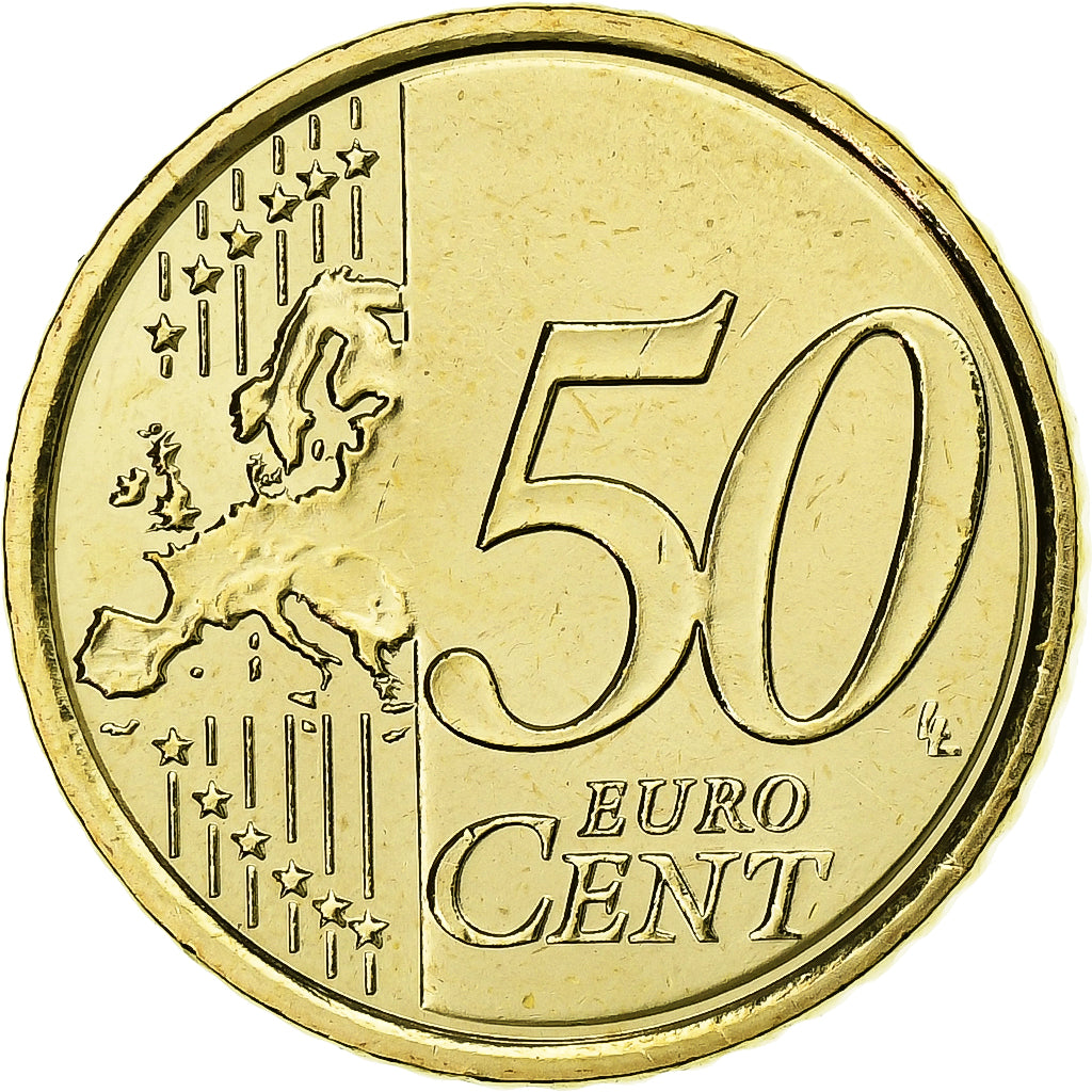 CIUDAD DEL VATICANO, Benedict XVI, 50 Euro Cent, 2010, Rome, Latón, SC, KM:387