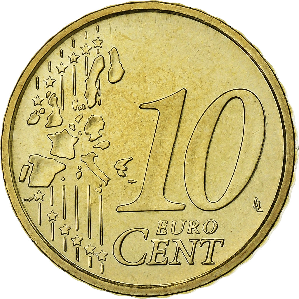 CITTÀ DEL VATICANO, 10 Euro Cent, 2006, Rome, SPL, Ottone, KM:378