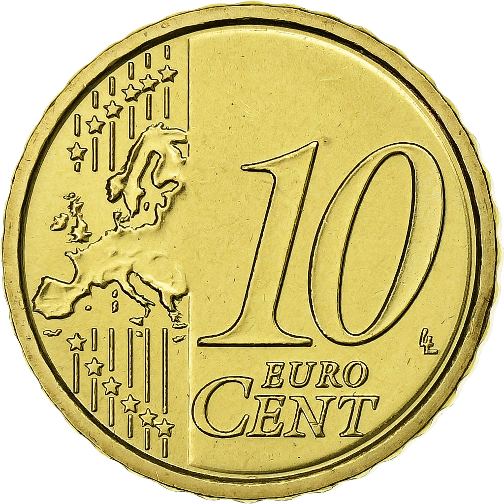 Cité du Vatican, Benedict XVI, 10 Euro Cent, 2009, Rome, Laiton, SPL, KM:385