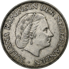 Paesi Bassi, Juliana, 2-1/2 Gulden, 1961, Argento, BB, KM:185