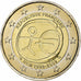 Francia, 2 Euro, Union économique et monétaire, 2009, Pessac, Bi-metallico