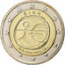 Ierland, 2 Euro, Union économique et monétaire, 2009, Pessac, Bi-Metallic, PR