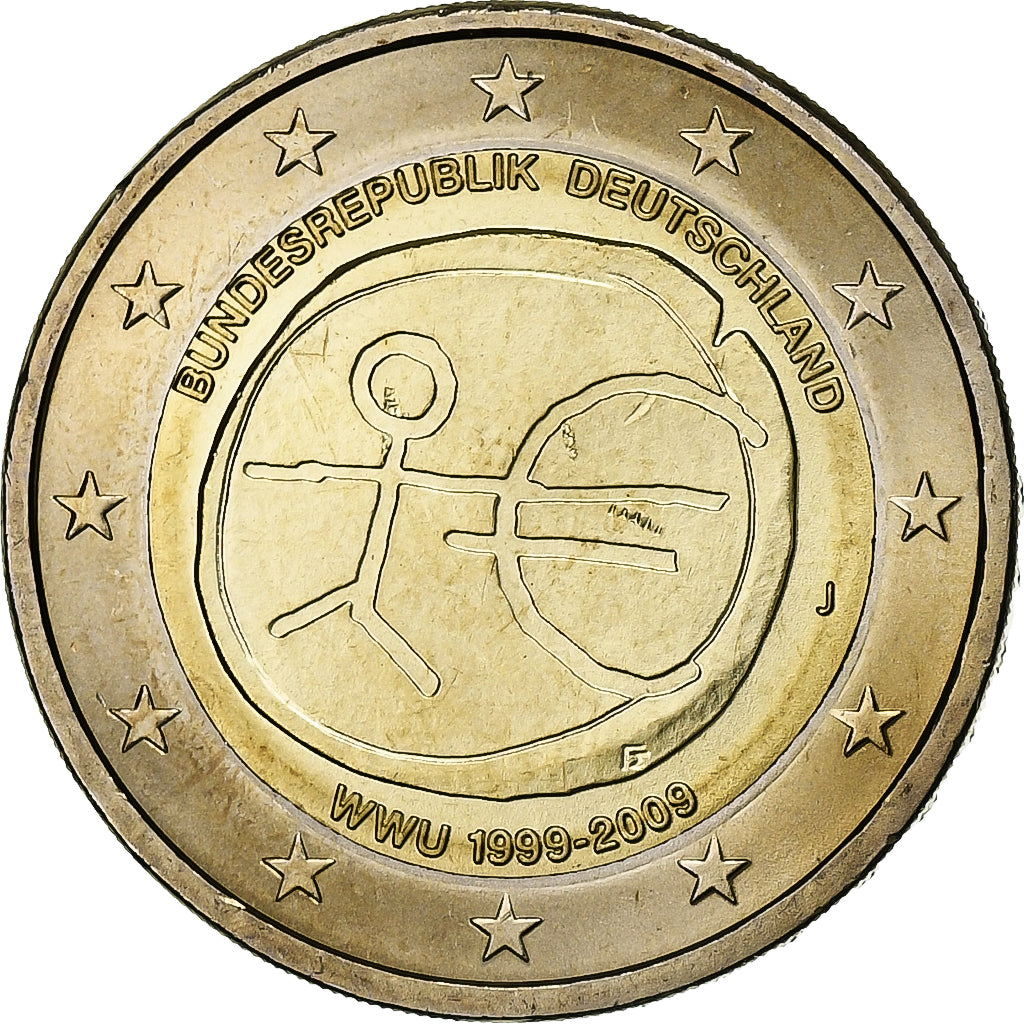 GERMANIA - REPUBBLICA FEDERALE, 2 Euro, 2009, Hambourg, Bi-metallico, SPL