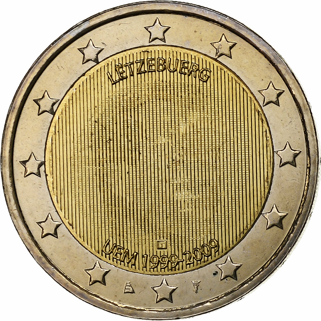 Luxembourg, Henri, 2 Euro, 2009, Bimétallique, SPL+, KM:107