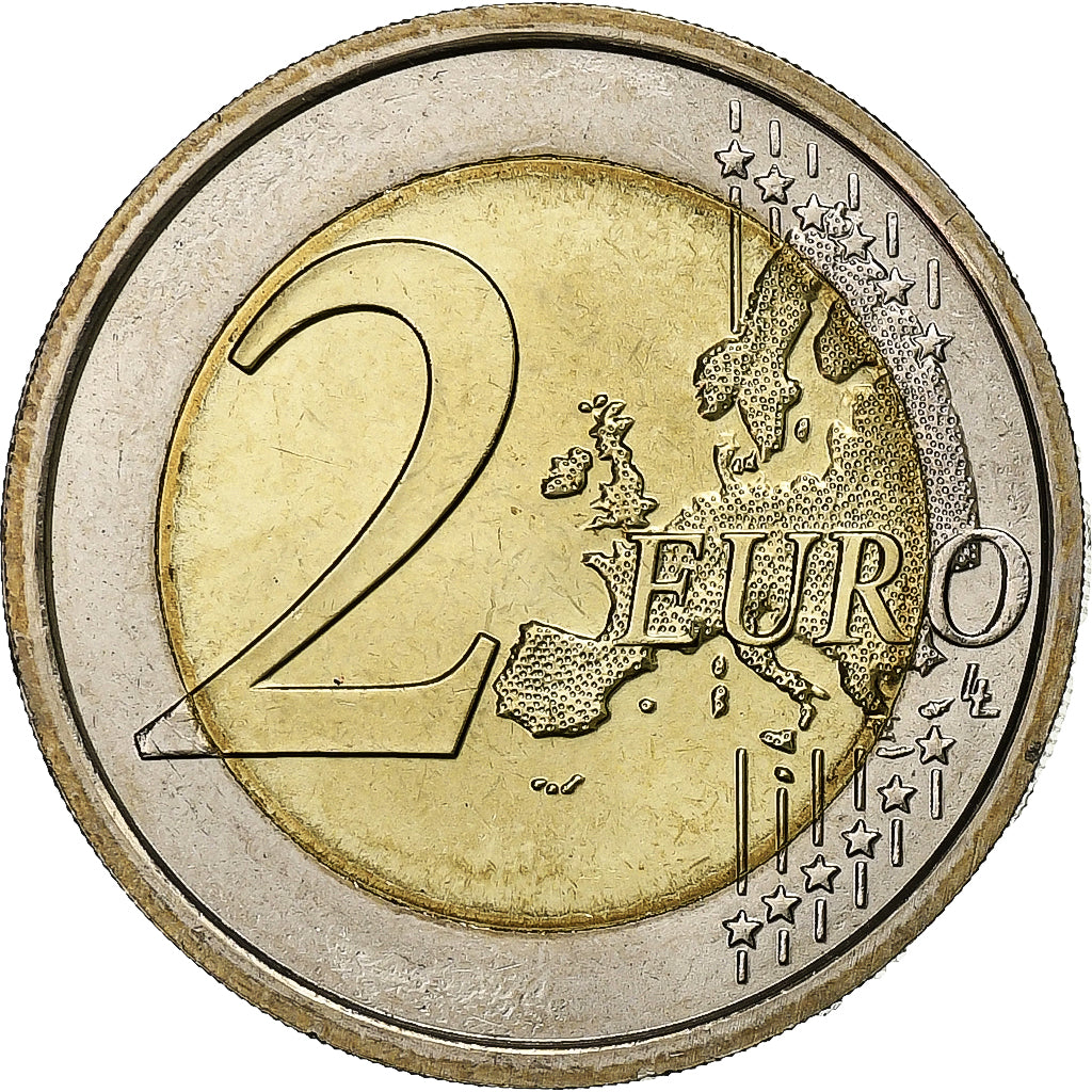 Włochy, 2 Euro, 2009, Rome, Bimetaliczny, MS(63), KM:312