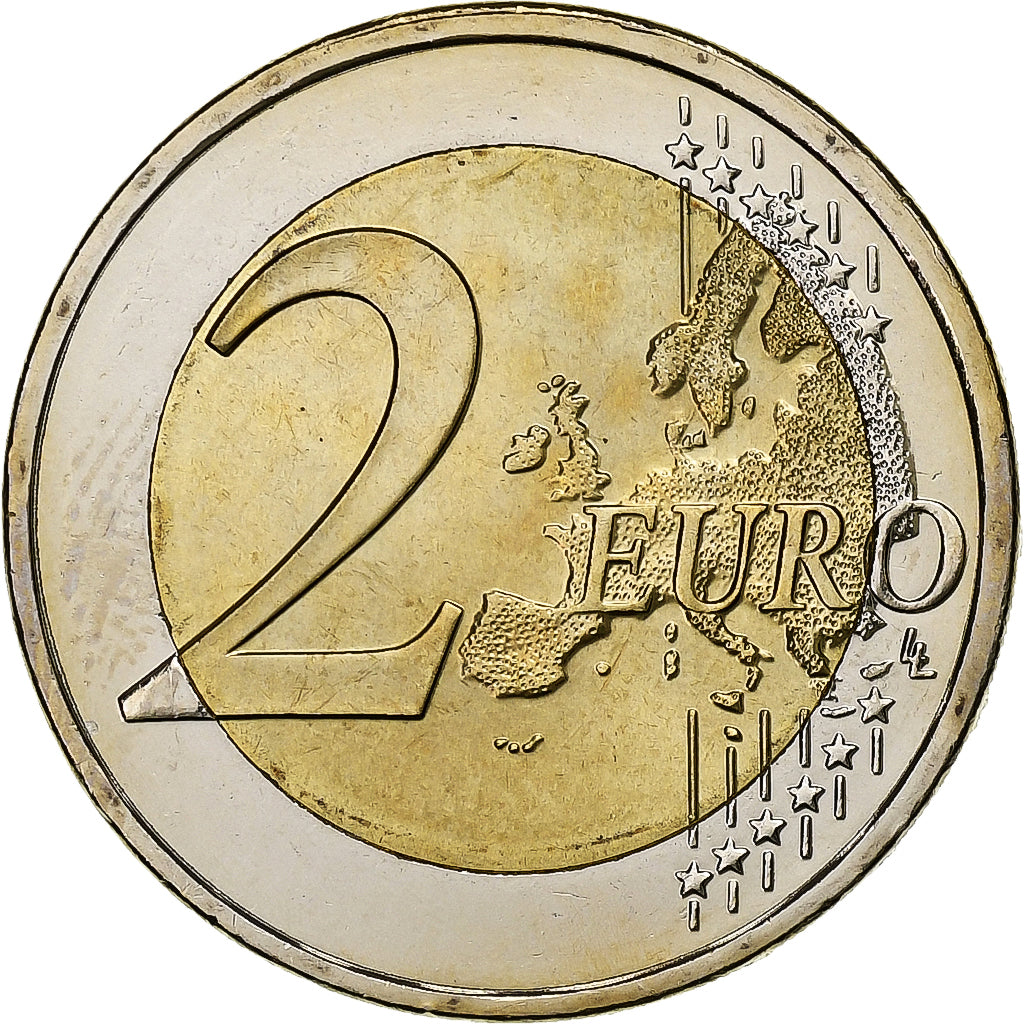 Grécia, 2 Euro, EMU, 2009, Athens, MS(63), Bimetálico, KM:227