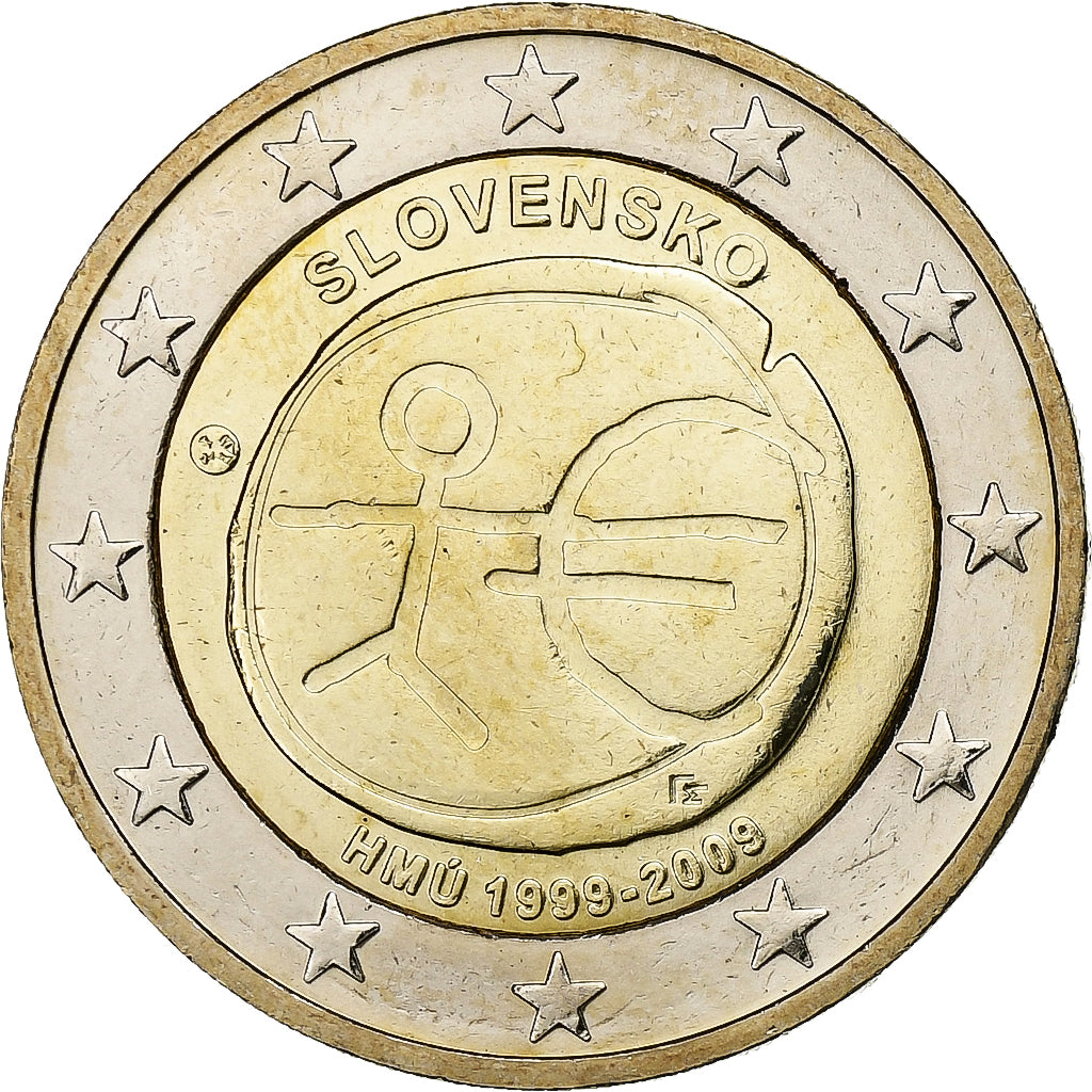 Slovaquie, 2 Euro, EMU, 2009, Kremnica, SPL, Bi-Metallic, KM:103
