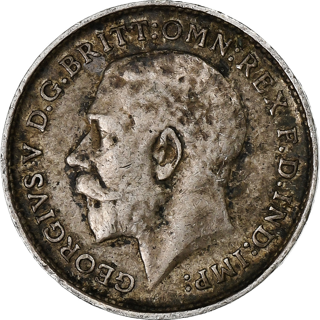 Regno Unito, George V, 3 Pence, 1911, London, Argento, MB+