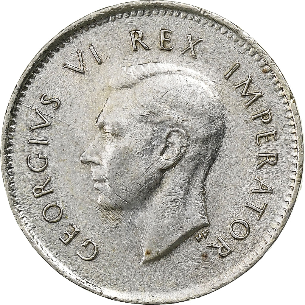 Sudafrica, George VI, 3 Pence, 1941, Argento, BB+, KM:26