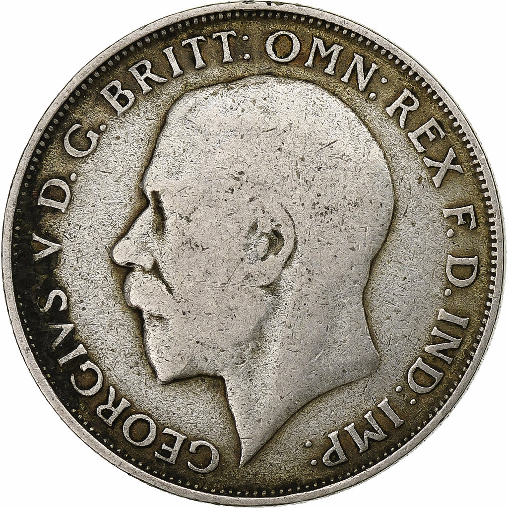 Great Britain, George V, Florin, 1922, Silver, VF(20-25), KM:817a