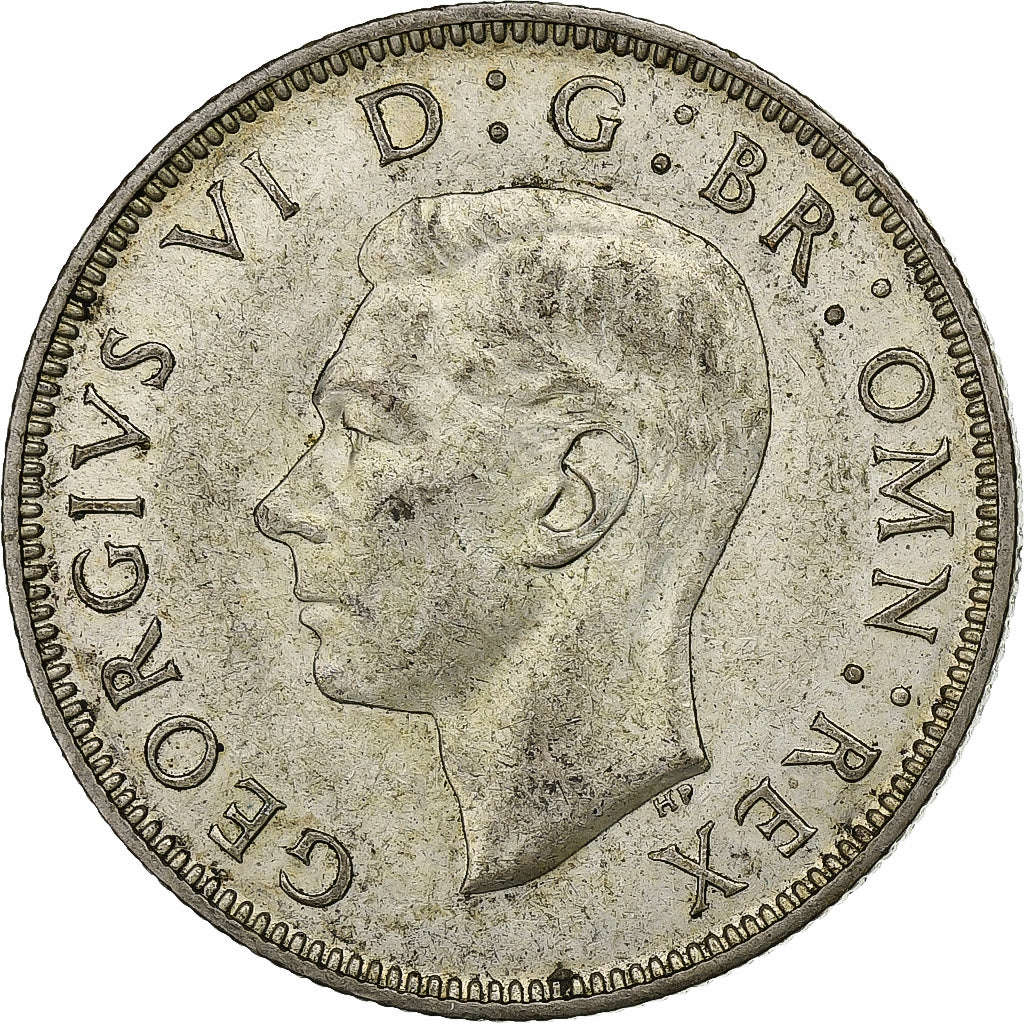 Großbritannien, George VI, Florin, Two Shillings, 1943, Silber, SS, KM:855
