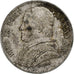 ITALIAN STATES, PAPAL STATES, Pius IX, 20 Baiocchi, 1865, Rome, Silver