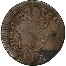 Monnaie, États italiens, PAPAL STATES, Pius VII, Mezzo (1/2) Baiocco, 1802