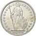 Zwitserland, Franc, 1964, Bern, Zilver, PR, KM:24