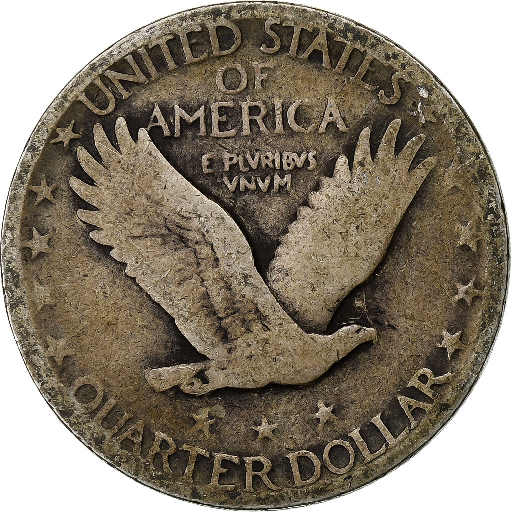 United States, Quarter, Standing Liberty Quarter, 1928, U.S. Mint, Silver