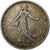 France, Franc, Semeuse, 1909, Paris, Argent, TB, Gadoury:467, KM:844.1