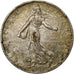 France, Semeuse, 2 Francs, 1920, Paris, EF(40-45), Silver, KM:845.1, Gadoury:532