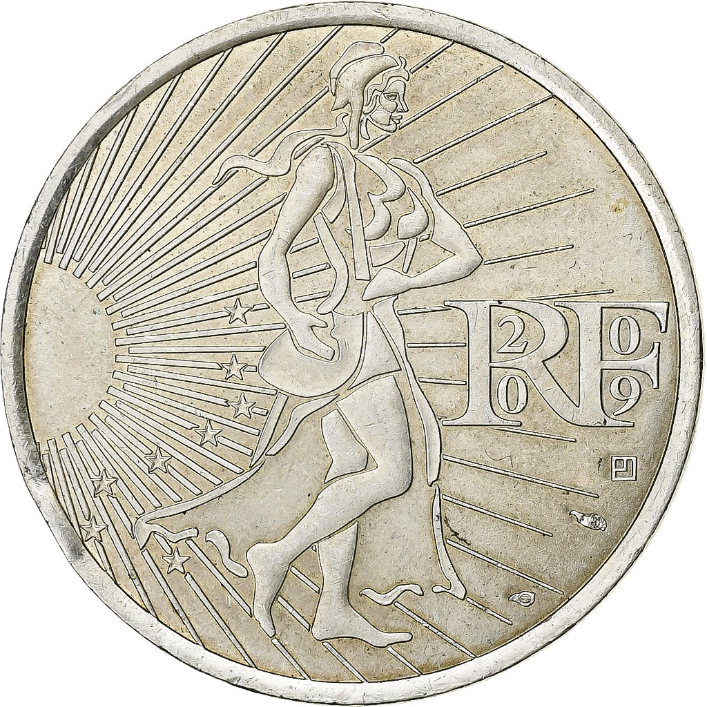 France, 10 Euro, 2009, Paris, Silver, MS(60-62), KM:1580