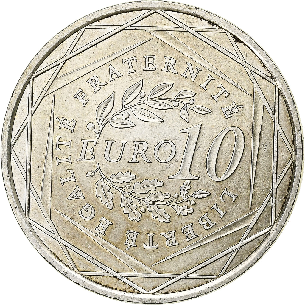 France, 10 Euro, 2009, Paris, Silver, MS(60-62), KM:1580