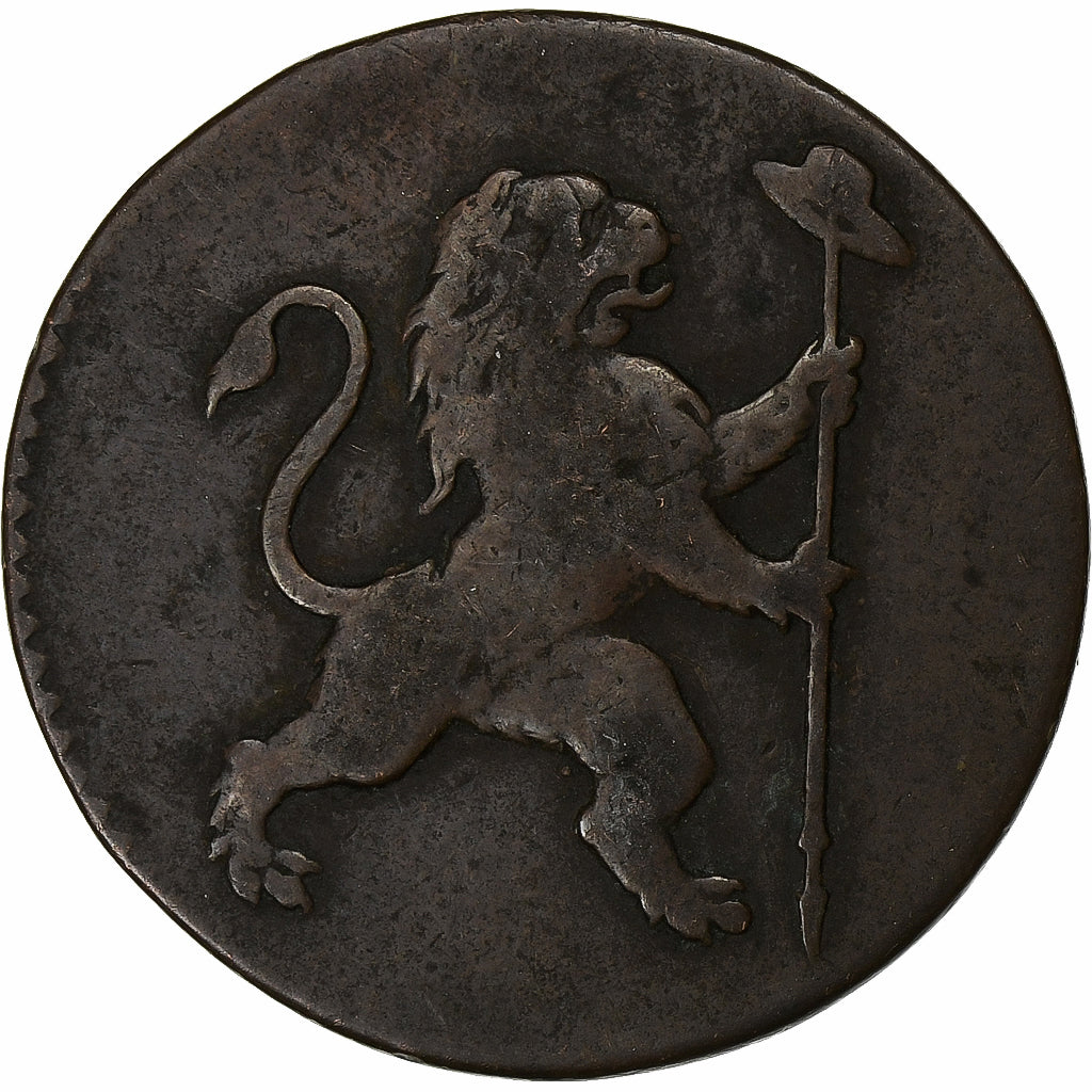 AUSTRIAN NETHERLANDS, 2 Liards, 2 Oorden, 1790, Brussels, Copper, VF(30-35)