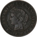 France, Cérès, Centime, 1878, Paris, VF(30-35), Bronze, KM:826.1, Gadoury:88