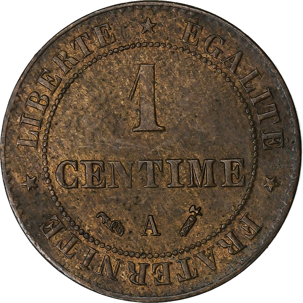 Monnaie, France, Cérès, Centime, 1891, Paris, TB+, Bronze, Gadoury:88