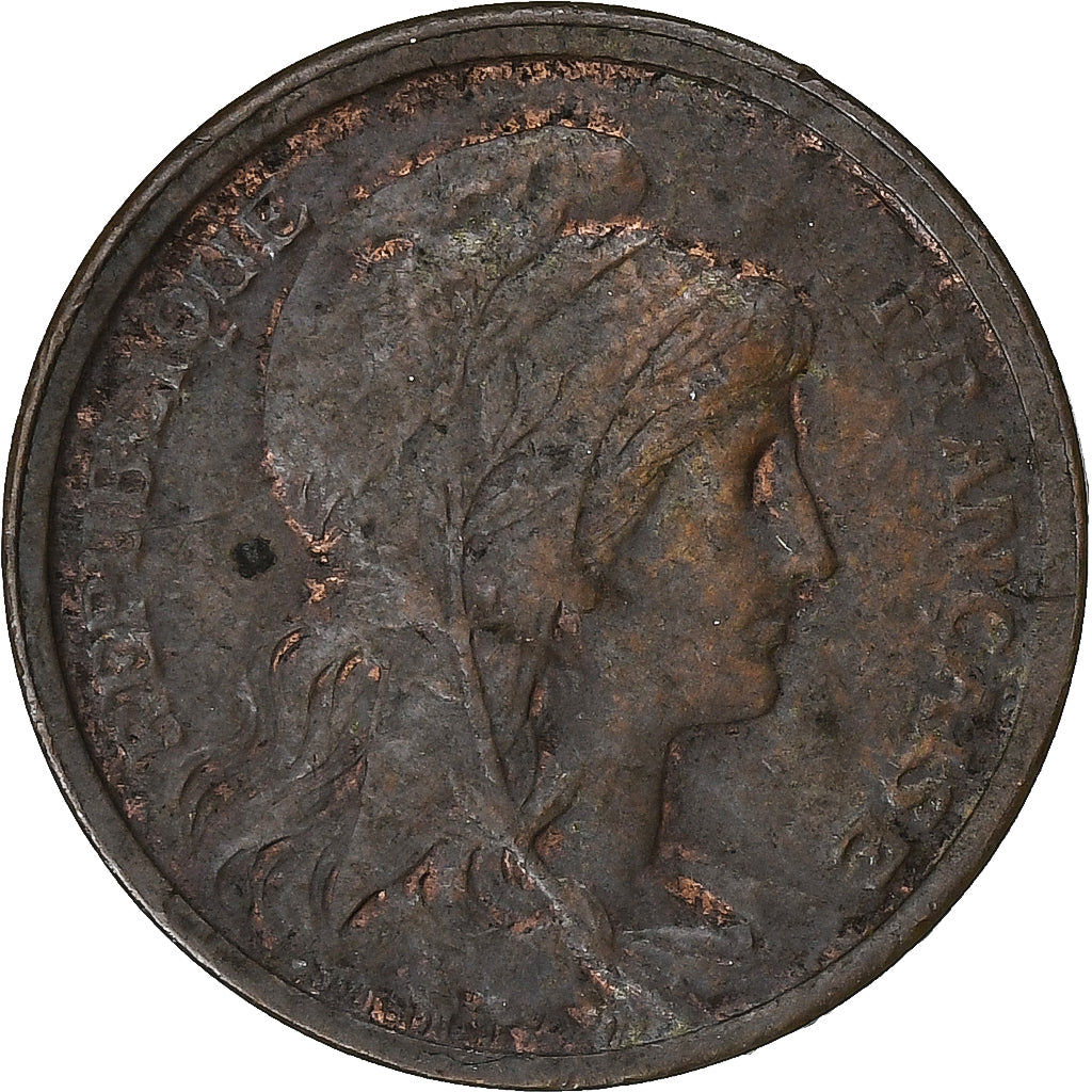 France, Centime, Dupuis, 1914, Paris, Bronze, EF(40-45), Gadoury:90, KM:840