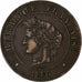 Moneda, Francia, Cérès, 5 Centimes, 1886, Paris, MBC, Bronce, KM:821.1