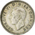 Reino Unido, George VI, 6 Pence, 1941, Prata, EF(40-45)
