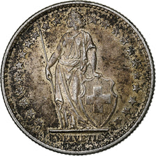 Coin, Switzerland, 2 Francs, 1965, Bern, AU(55-58), Silver, KM:21