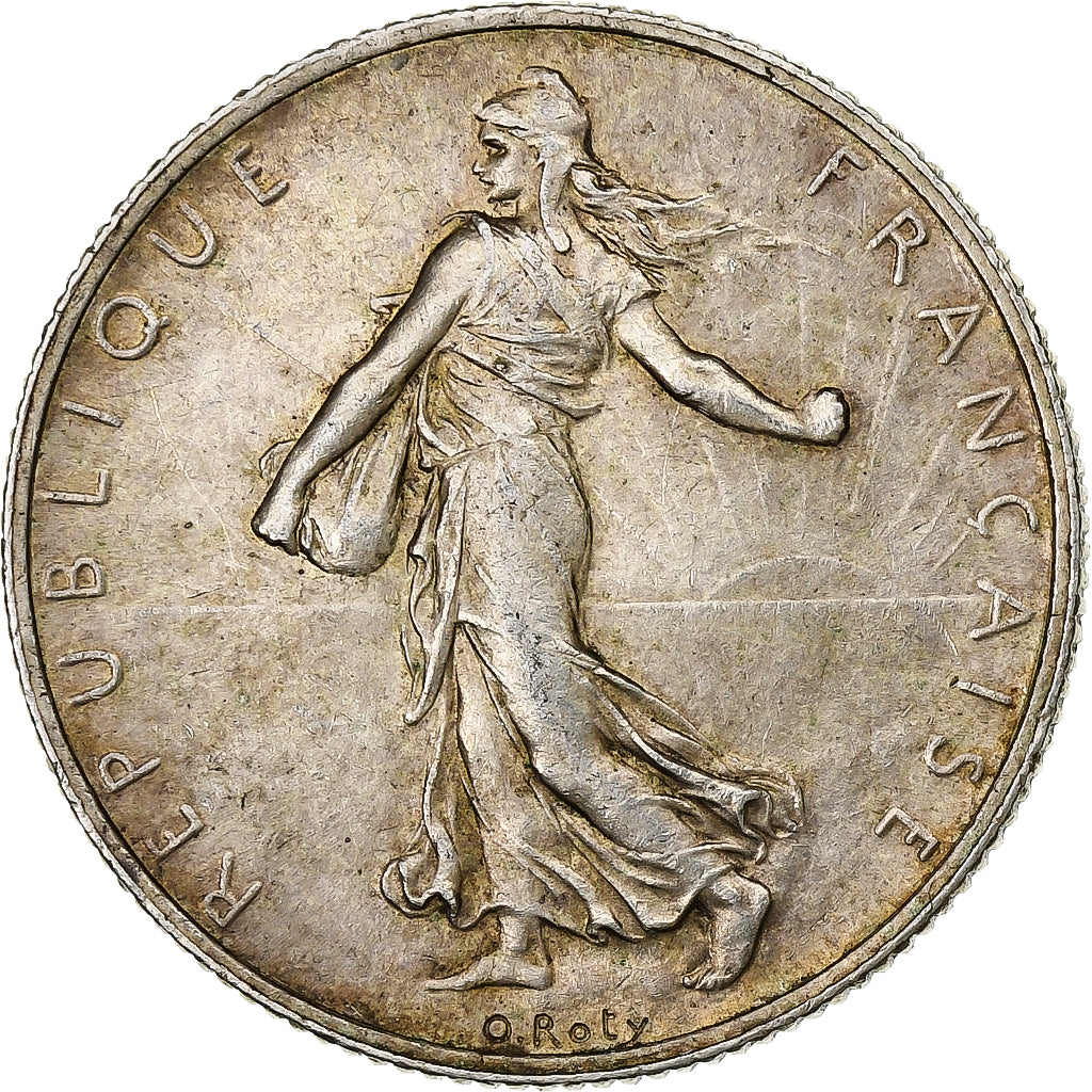 Frankreich, 2 Francs, Semeuse, 1920, Paris, Silber, VZ, Gadoury:532, KM:845.1