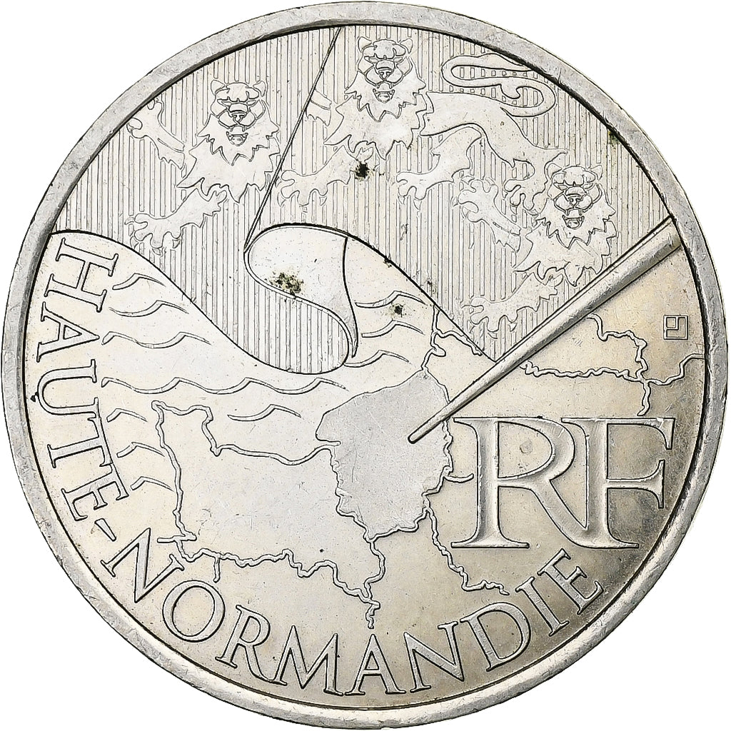 France, 10 Euro, 2010, Paris, Silver, AU(55-58), KM:1656