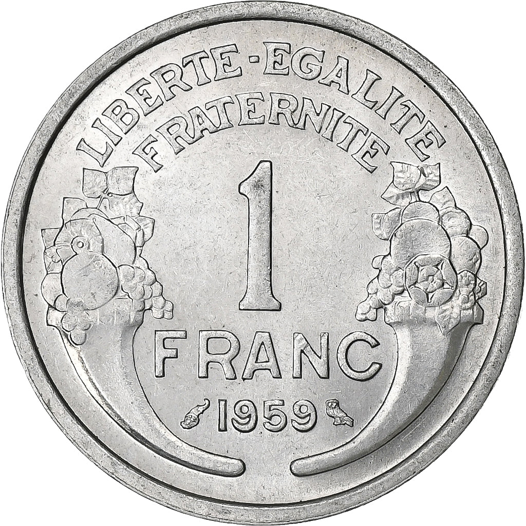 Frankreich, Franc, Morlon, 1959, Aluminium, VZ+, KM:885a.1