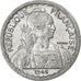 FRENCH INDO-CHINA, 10 Cents, 1945, Paris, Aluminum, EF(40-45), Lecompte:186