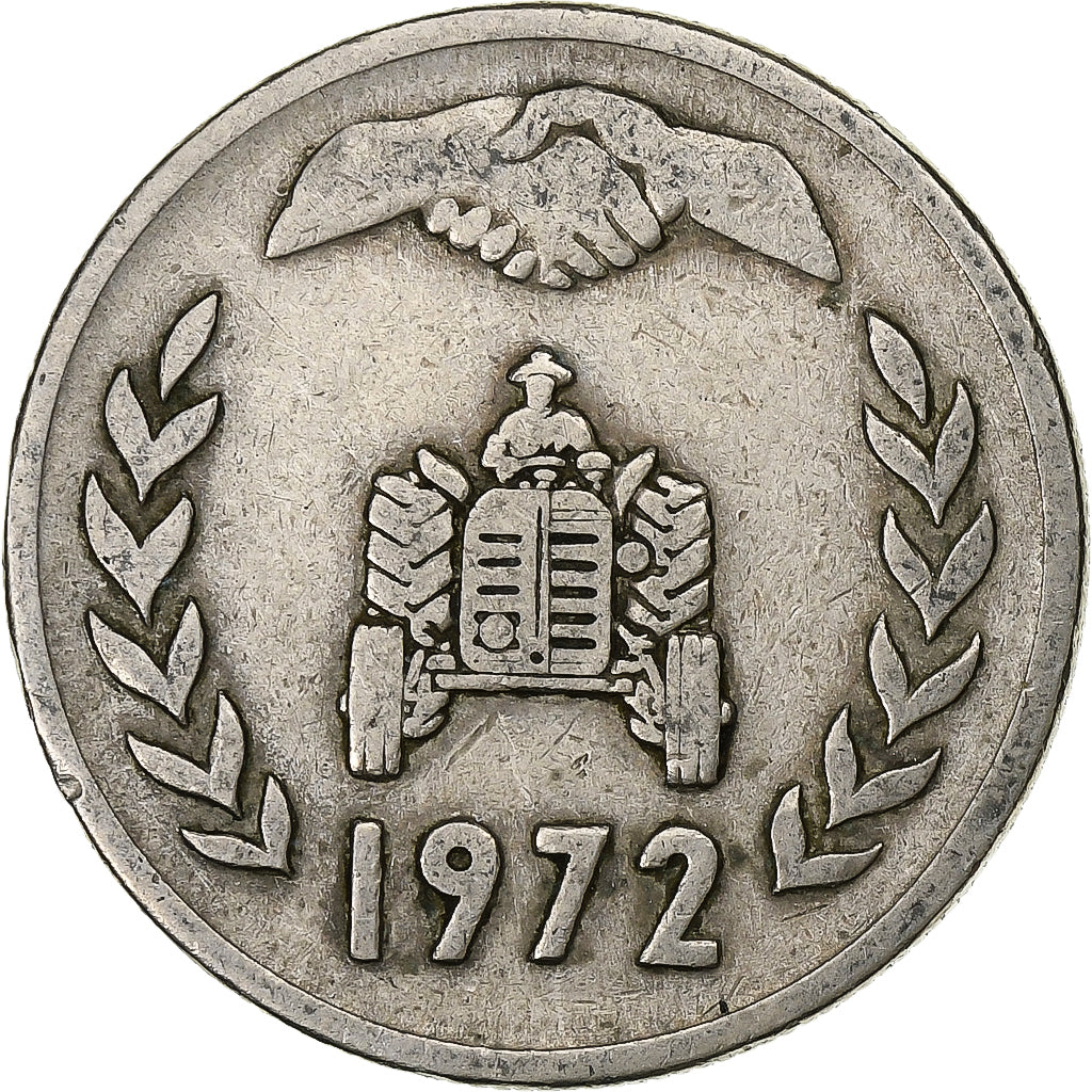Algeria, Dinar, 1972, Paris, Rame-nichel, MB+, KM:104.1