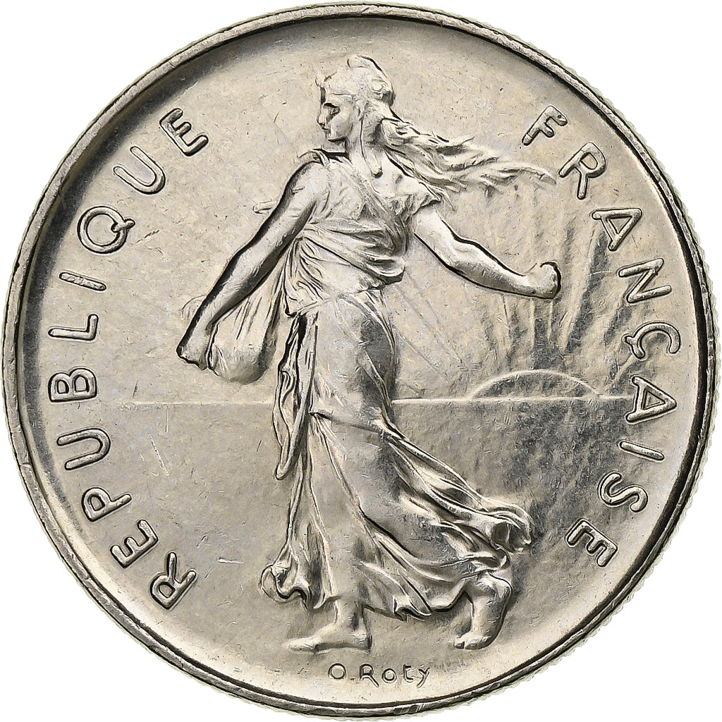 Moneta, Francia, Semeuse, 5 Francs, 1990, Paris, BB, Nichel placcato