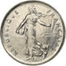 Francia, 5 Francs, Semeuse, 1991, Paris, Nichel placcato rame-nichel, BB+
