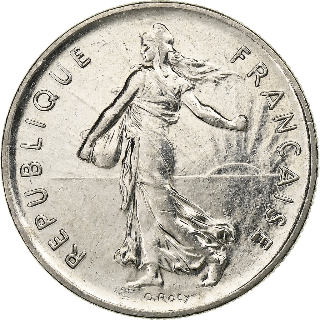 Francia, 5 Francs, Semeuse, 1993, Paris, Nichel placcato rame-nichel, BB