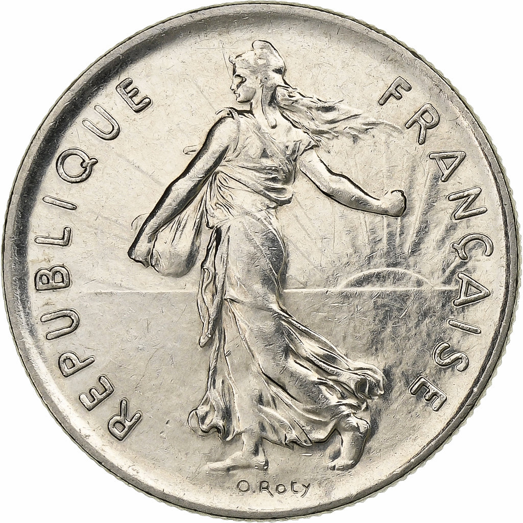 Francia, 5 Francs, Semeuse, 1994, Paris, Nichel placcato rame-nichel, BB