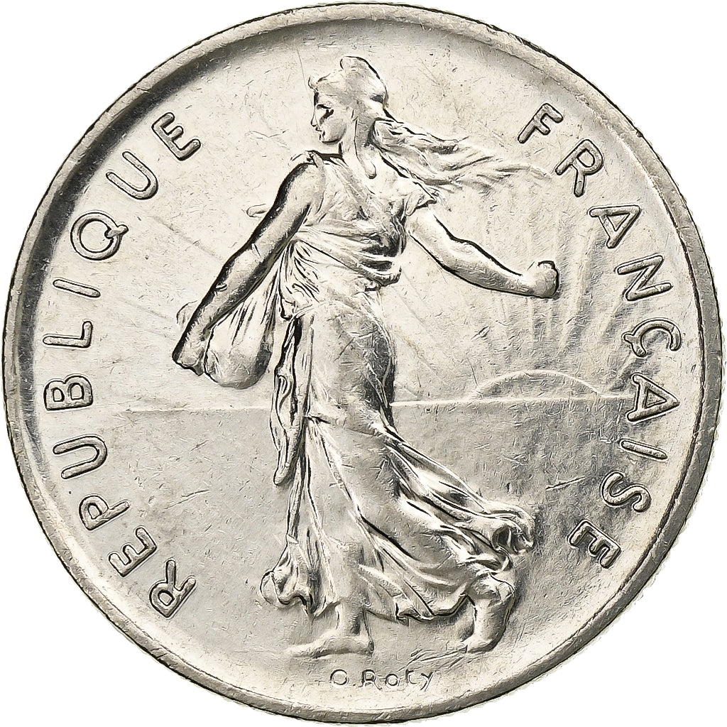 Moneta, Francia, Semeuse, 5 Francs, 1995, Paris, BB, Nichel placcato