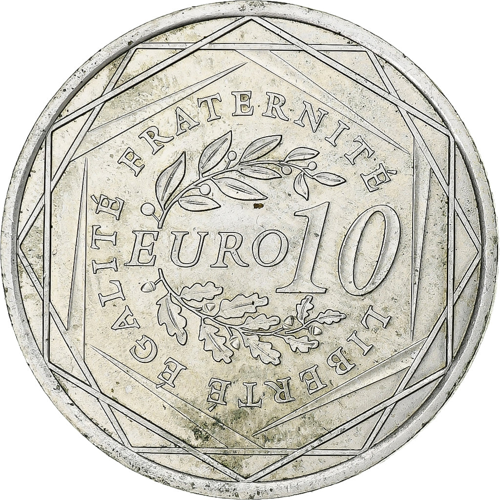 France, 10 Euro, 2009, Silver, AU(55-58), Gadoury:EU337, KM:1580