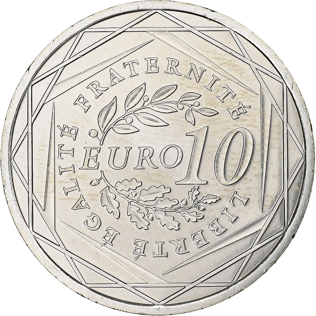 France, 10 Euro, 2009, Silver, MS(63), Gadoury:EU337, KM:1580