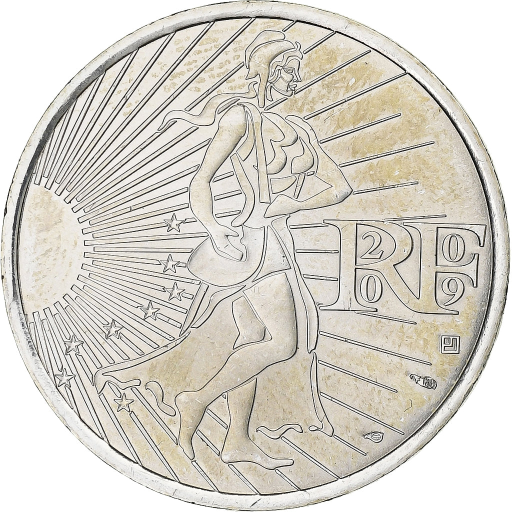 France, 10 Euro, 2009, Silver, MS(64), Gadoury:EU337, KM:1580